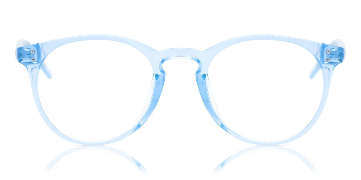 

Full Rim Oval Transparent Blue Smartbuy Collection Chade Cp123a Fashion Unisex Eyeglasses Transparent Blue/48