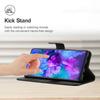 HT06 For Samsung Galaxy A34 5G Shockproof Case Litchi Texture PU Leather Wallet Phone Case