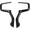 Carbon Fiber Steering Wheel Cover Molding Trims Accessoriess For -2025 Chevy Silverado Blazer -2024 Tahoe Suburban (Side Trim)