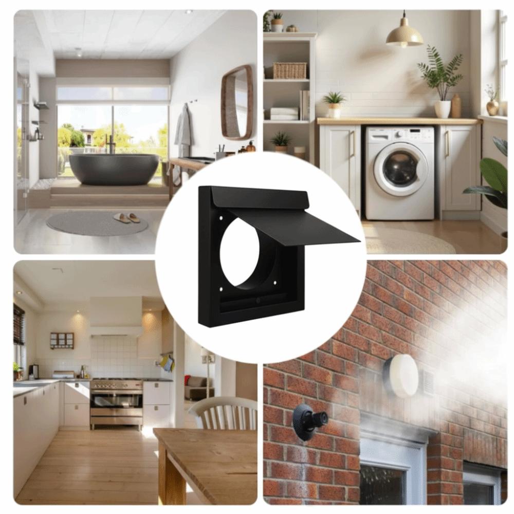 4 Inch Size Ventilation Appliance Metal Material External Vent Cover  Dryer Ventilation