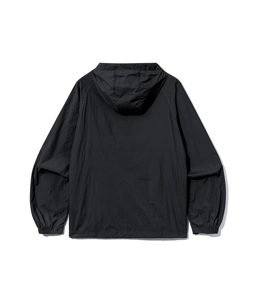 Ucla Unisex Basic Nylon Windbreaker [Black] (Ub9Uj90)