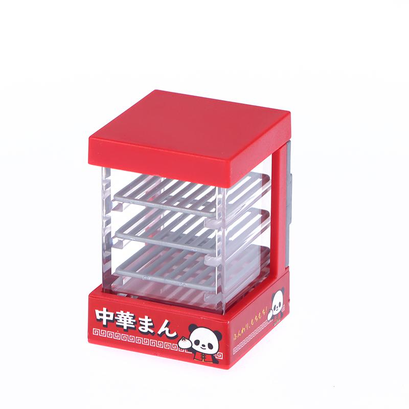 Doll House Mini Kitchen Appliances Microwave Oven Steaming Box Pantry Model