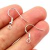 50pcs 2-Styles 925 Sterling Silver Plated Gold Rhodium Earrings Hooks Findings for DIY Earring Jewelry Making Accessories 