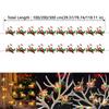 Warm Light Christmas LED String Lights DIY Garland Battery Powered Sleigh Airplane Christmas Lights Plastic Cartoon