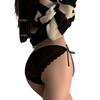 Floral Lace Mesh Embroidered Thong Panties