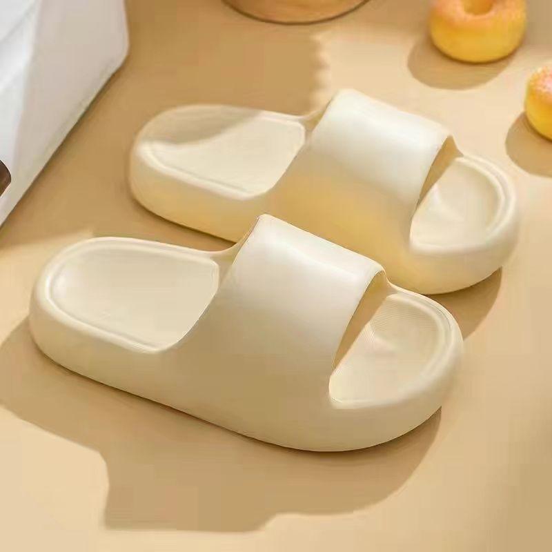 

Модные однотонные летние домашние туфли унисекс, мягкие сандалии для мужчин и женщин, тапочки, домашние шлепанцы 44-45 жёлтый