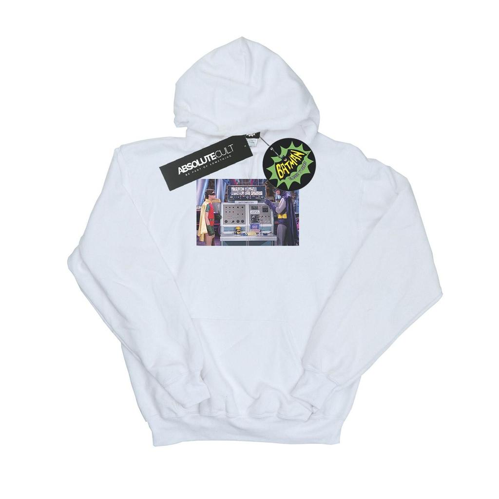 DC Comics Mens Batman TV Series Batcomputer Hoodie