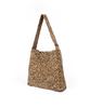 Roidesrois Leopard Flat Hobo Shopper Bag (Brown)