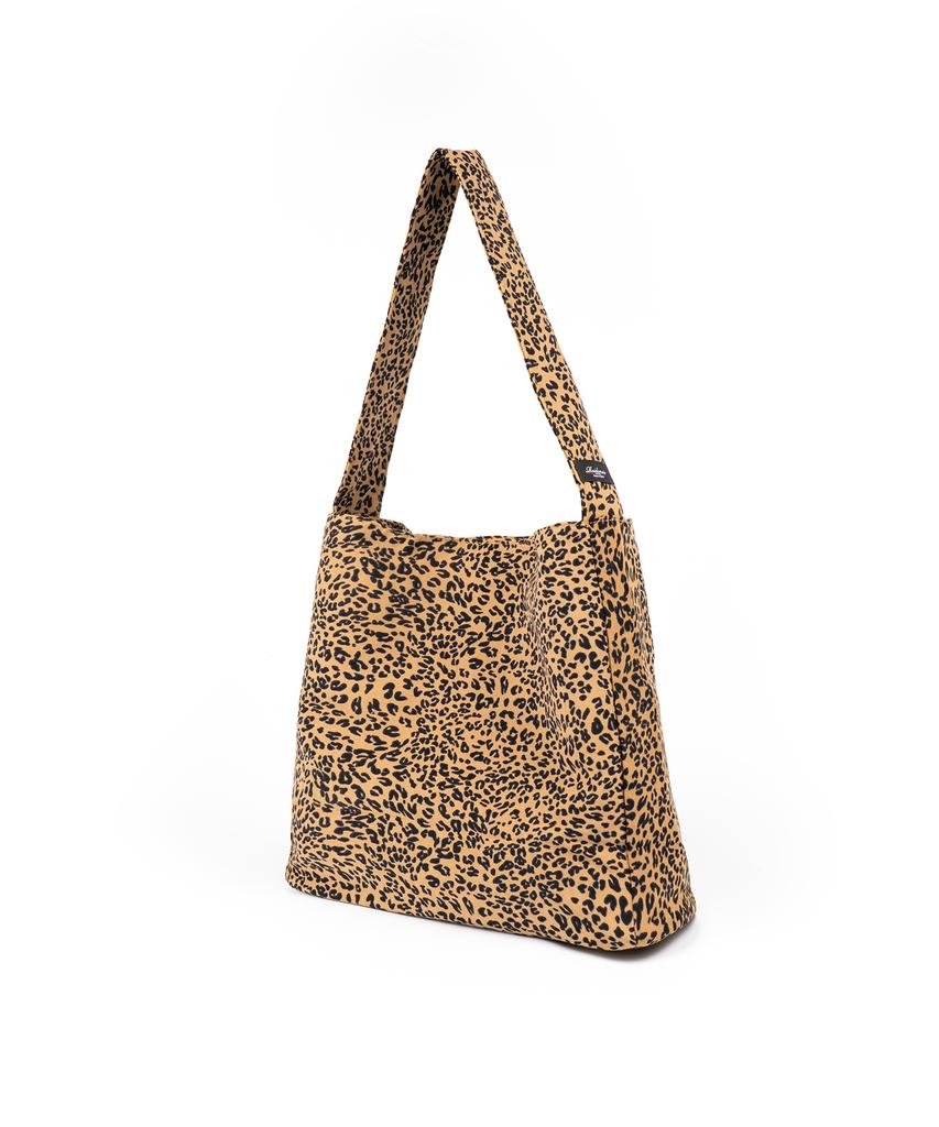 Roidesrois Leopard Flat Hobo Shopper Bag (Brown)