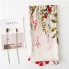 Flowy Seaside Sun Protection Scarf Long Beach Towel Fringe Large Sheer Shawl New Floral Womens Necklace