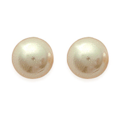 [E2150] - Silver Earrings 'Pearls' Ivory - 10 Mm