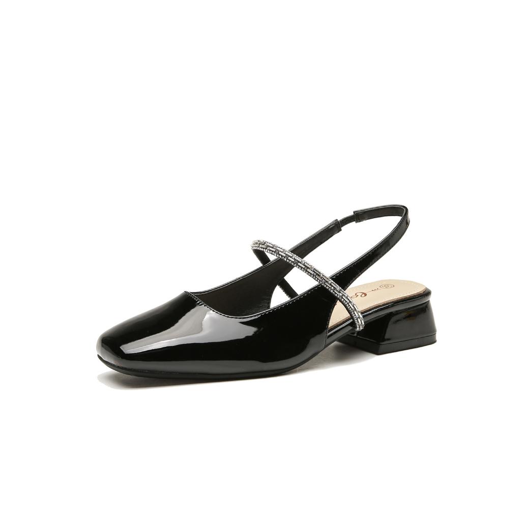 Yuexinwang Genuine Leather Flat for Huizhou Women's Shoes Grape Mother with the Same Slippers, Wearing Silver New Bag Head and Empty Sandals