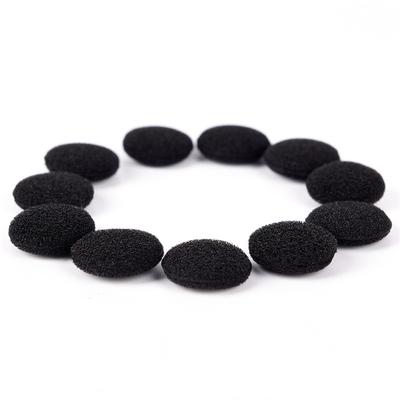 30Pcs Black Soft Foam Sponge Ear Pad Earbud Cap For Headphone Earphone Cover