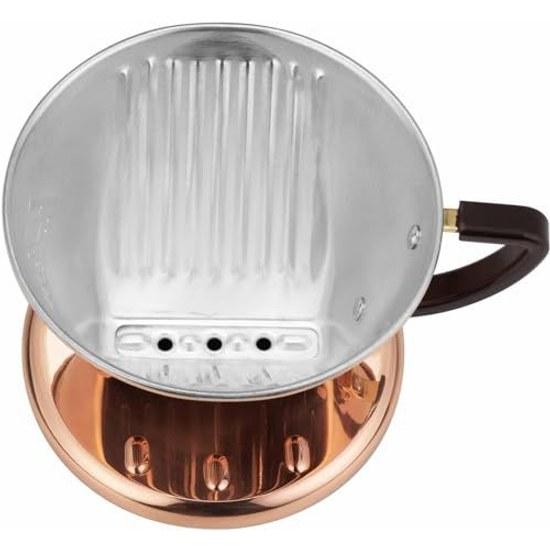 Kalita High Thermal Conductivity Copper Coffee Dripper 2-4 People Cu102 Made Japan Drip Equipment #05153 Two-person Four-person 2-cup 4-cup Stylish