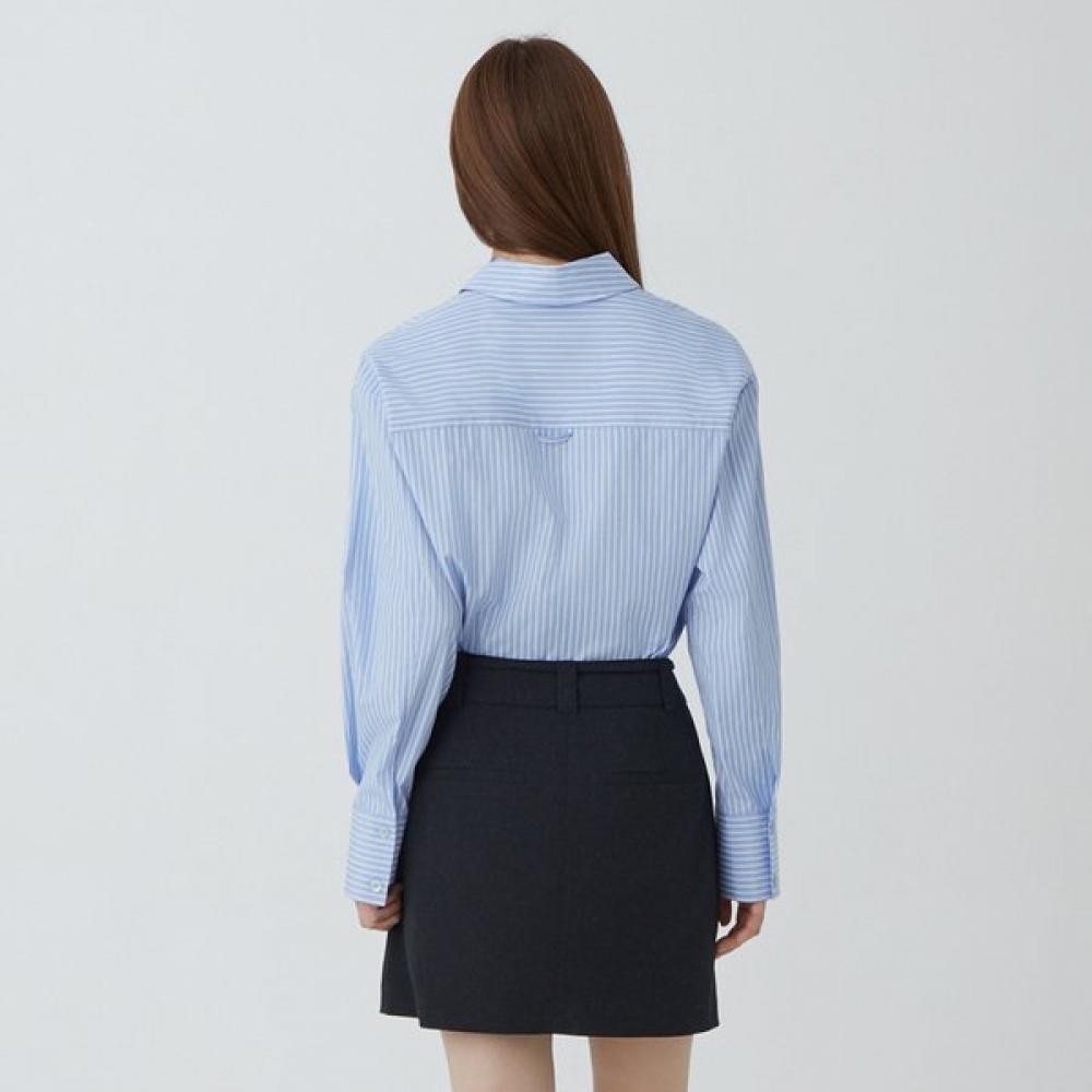 EGOIST Long Loose Fit Shirt Blouse  Es2wb361 