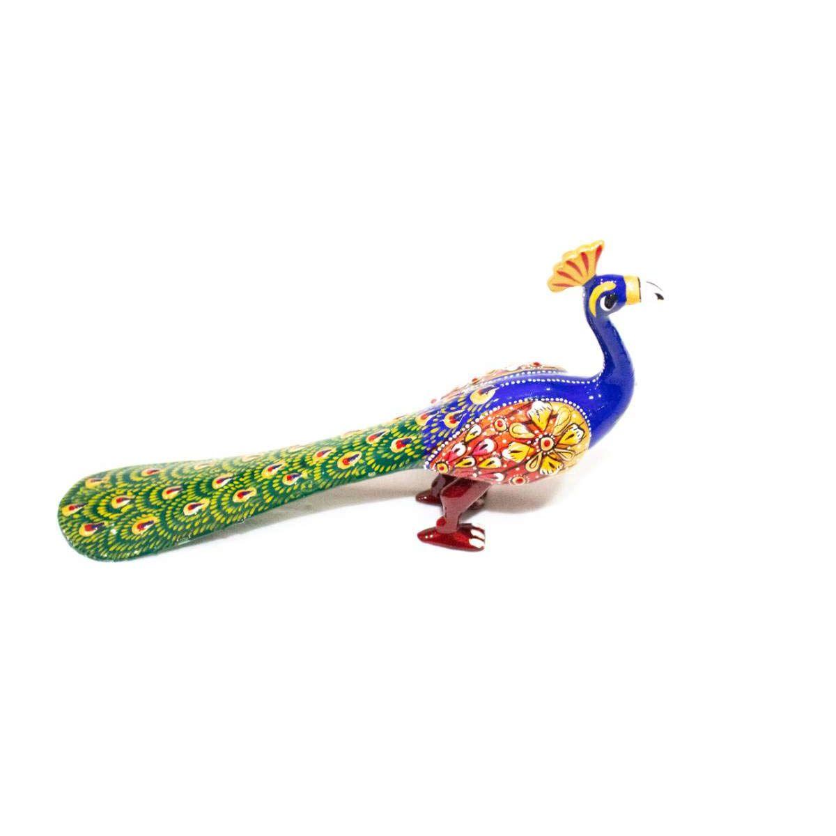 

Статуэтка павлина из металла ручной работы, декоративная фигурка для дома, гостиной, офиса 4 INCH