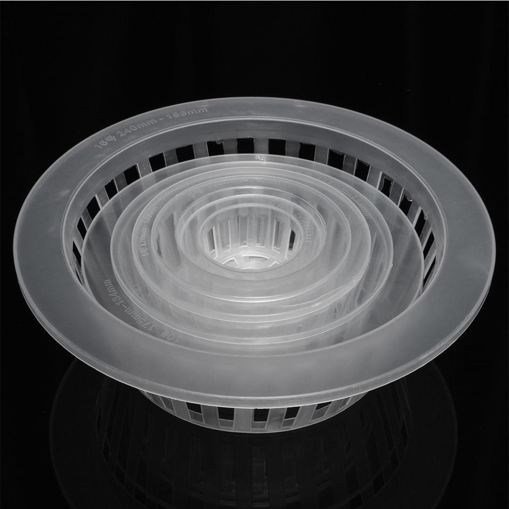 2Pcs Garden Supplies Aquarium Tray Plastic Mesh Net Cloning Plants Growth Plant Culture Basket