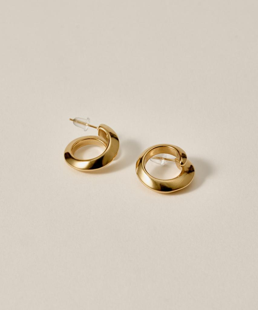 Novice Tokyo Curl Pierce [Stainless] / Gold