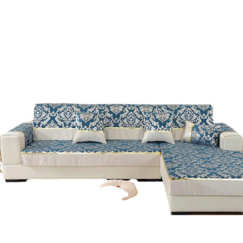 Sofa Cover  New Internet Celebrity Sofa Cushion Seat Cushion Four Seasons Universal Light Luxury High-End Non-Slip Cover Cloth