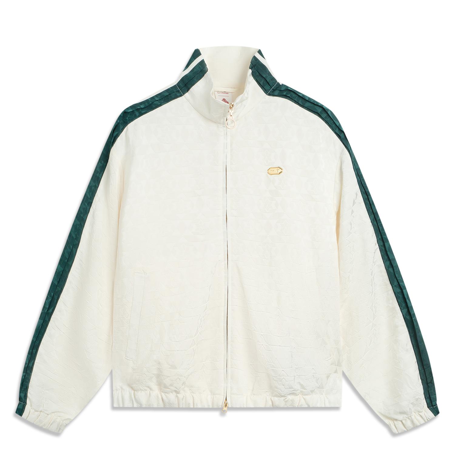 

Li Ning X Музей дворца Сотрудничество Серия китайской культуры Повседневная куртка свободного кроя с длинным рукавом и воротником-стойкой Женские куртки AJDV230-2 M