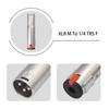 Professional Locking 6.35 1/4 TRS Female To 3Pin XLR Male Balanced Sound Adapter For Equipment And Studio Gear