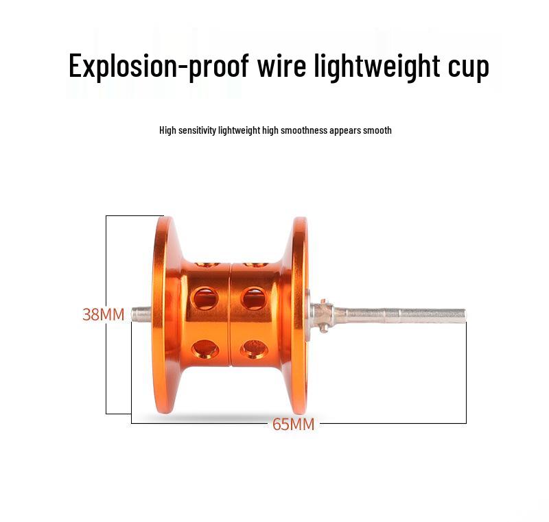 Explosion-Proof Baitcasting Reel: Metal, Versatile Lure Fishing Tackle for Long-Cast and Spinning, Sea Rod Compatible.