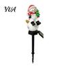 Waterproof Landscape Lighting Solar Garden Stake Light, Christmas Outdoor LED Lamp with Warm Powered Decor Glow, Decorative for Lawn Patio