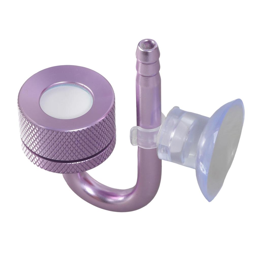 Efficient Aquariums CO2 Diffuser Features Replaceable Cartridges And Suction Mounts For Quick Weekly Maintenance