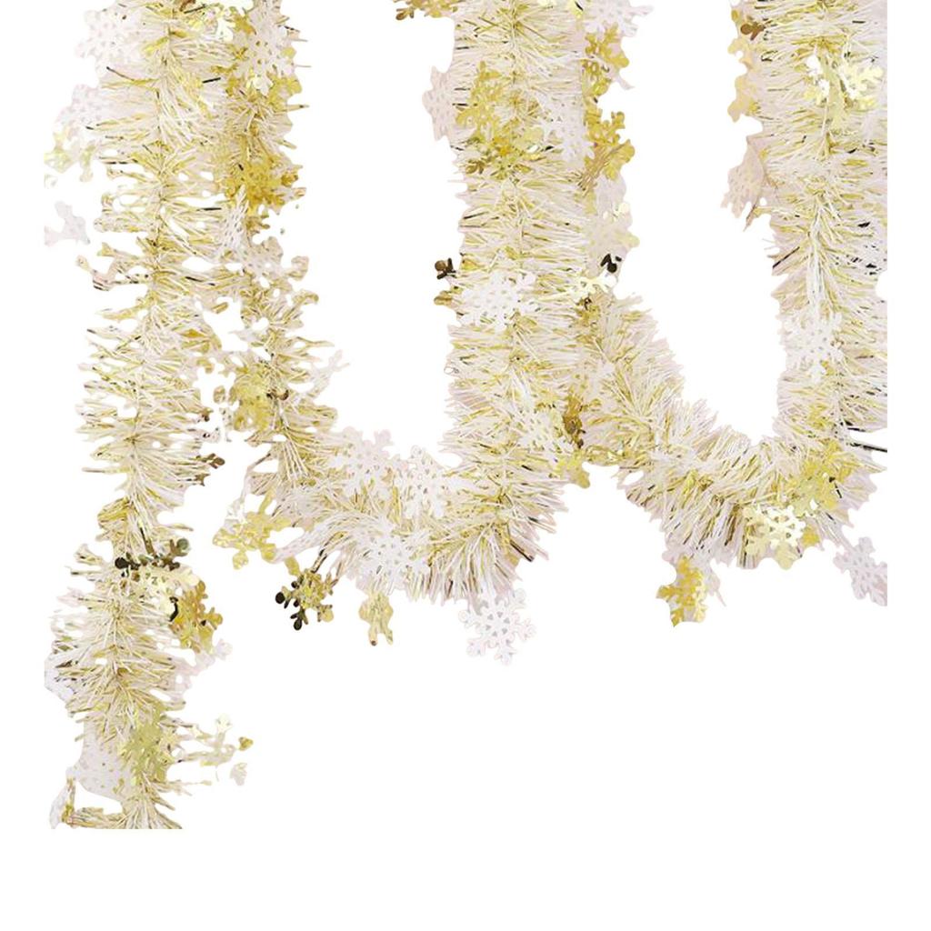 Christmas Twist Garland Sparkly 70.87 inch Xmas Garland Glittering for Ceiling Thanksgiving Holiday Christmas Tree Decor