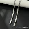 European & American Trendy Men's Stainless Steel Chain Necklace Bracelet - Hip Hop Jewelry