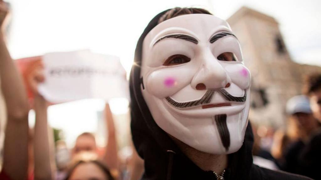 Maska Anonymous V Guy Fawkes Vendetta Karnawał Halloween Przebranie
