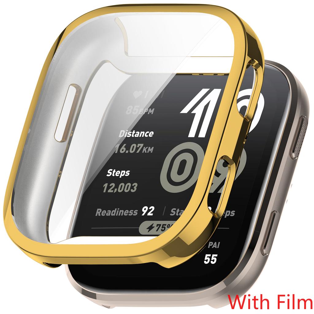 Pouzdro na PC + Sklo pro Amazfit Bip 6 Ochranná fólie proti poškrábání Nárazník Tvrzené sklo Kryt chrániče obrazovky pro Amazfit Bip6 Příslušenství