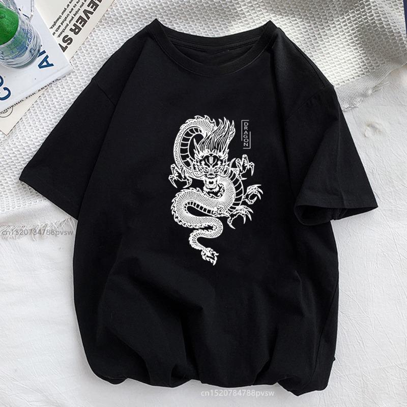 Sommermode Lockerer Print Rundhals Reine Baumwolle Damen Kurzarmshirt T-Shirts Damen