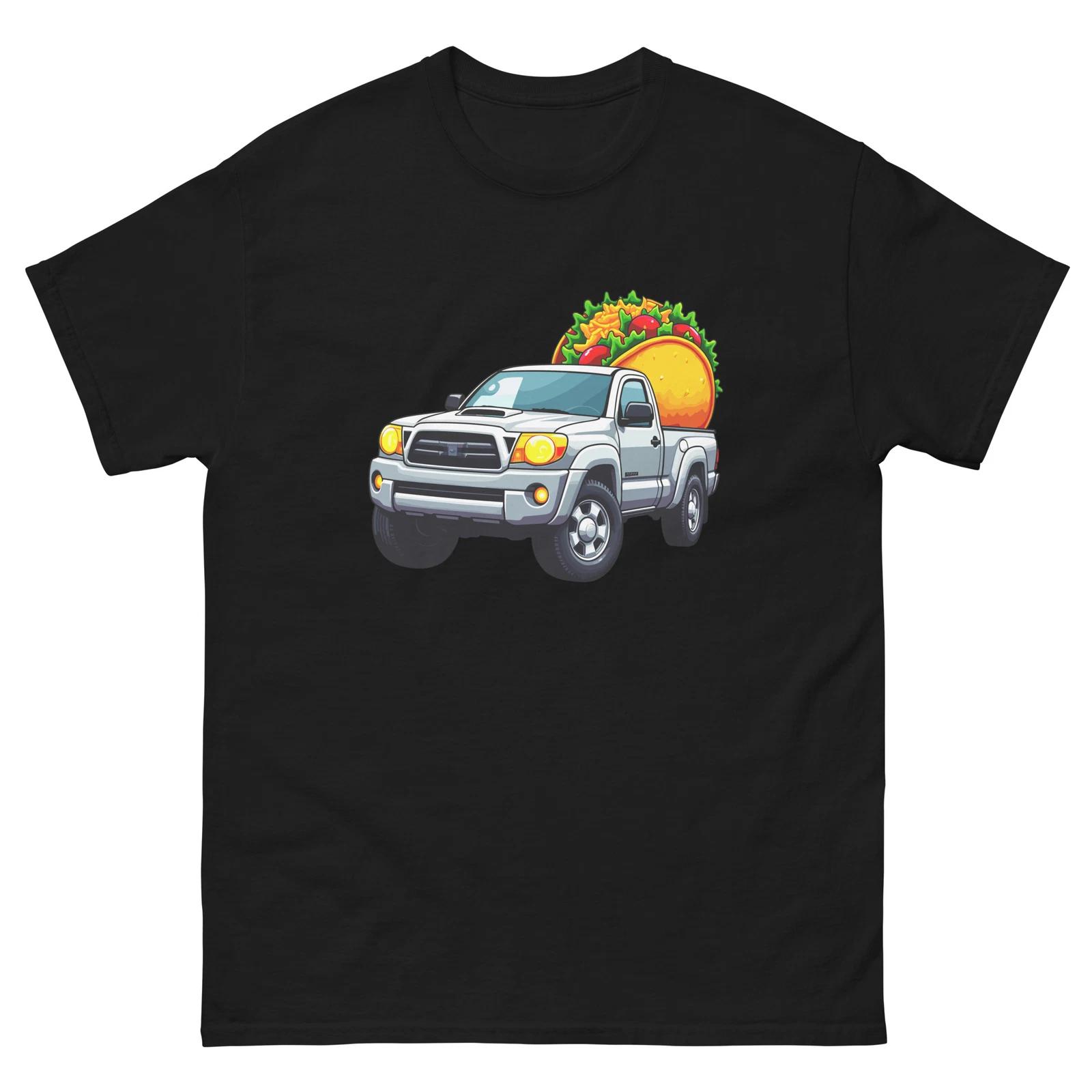 Grey Taco Truck Fun T-Shirt XL