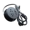 Desk Mounted Power Strips 2AC Outlets 4 USB Port 65W Fast Charging Safety Certifieds Charging Station For Workspaces