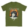 The Doors  T-Shirt for Men  Vintage Music   Vintage Cotton Tee Shirt Round Collar Short Sleeve T Shirt Summer Tops