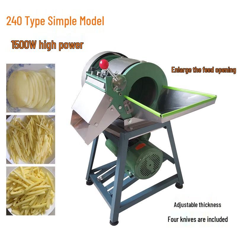 

Commercial Multi-functional Vegetable Slicer and Shredder CN plug (adapter included)
