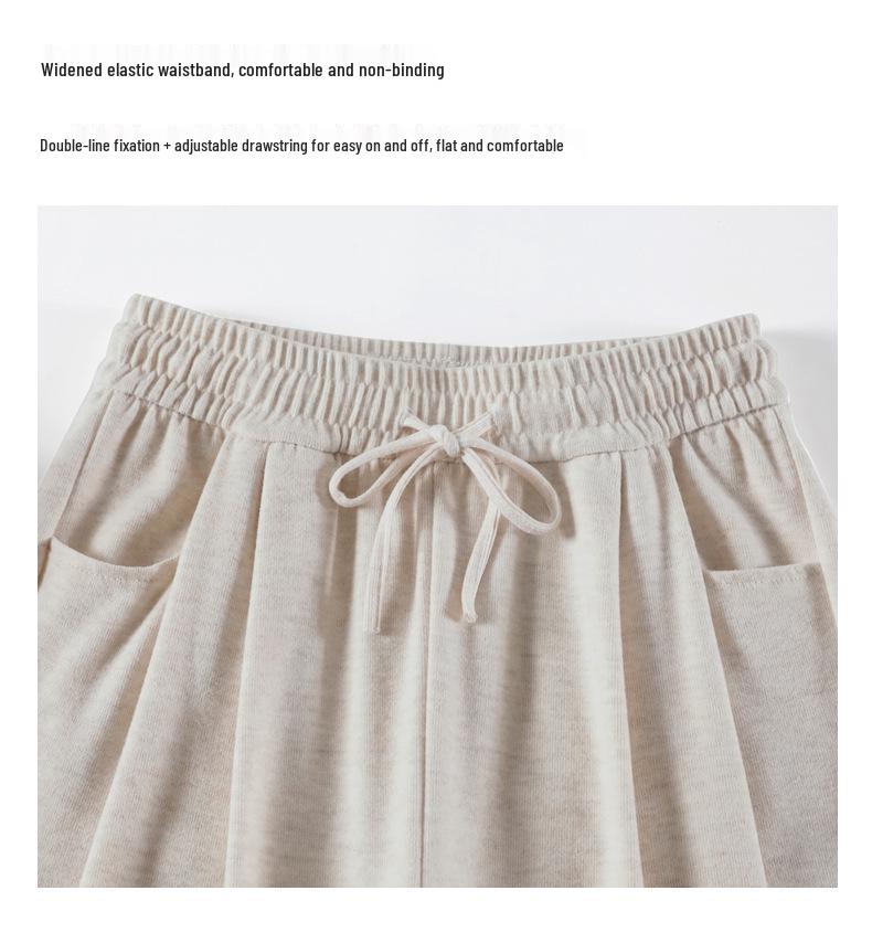 Calças Tricotadas de Veludo Forradas Tamanho Plus para Mulheres - Outono & Inverno