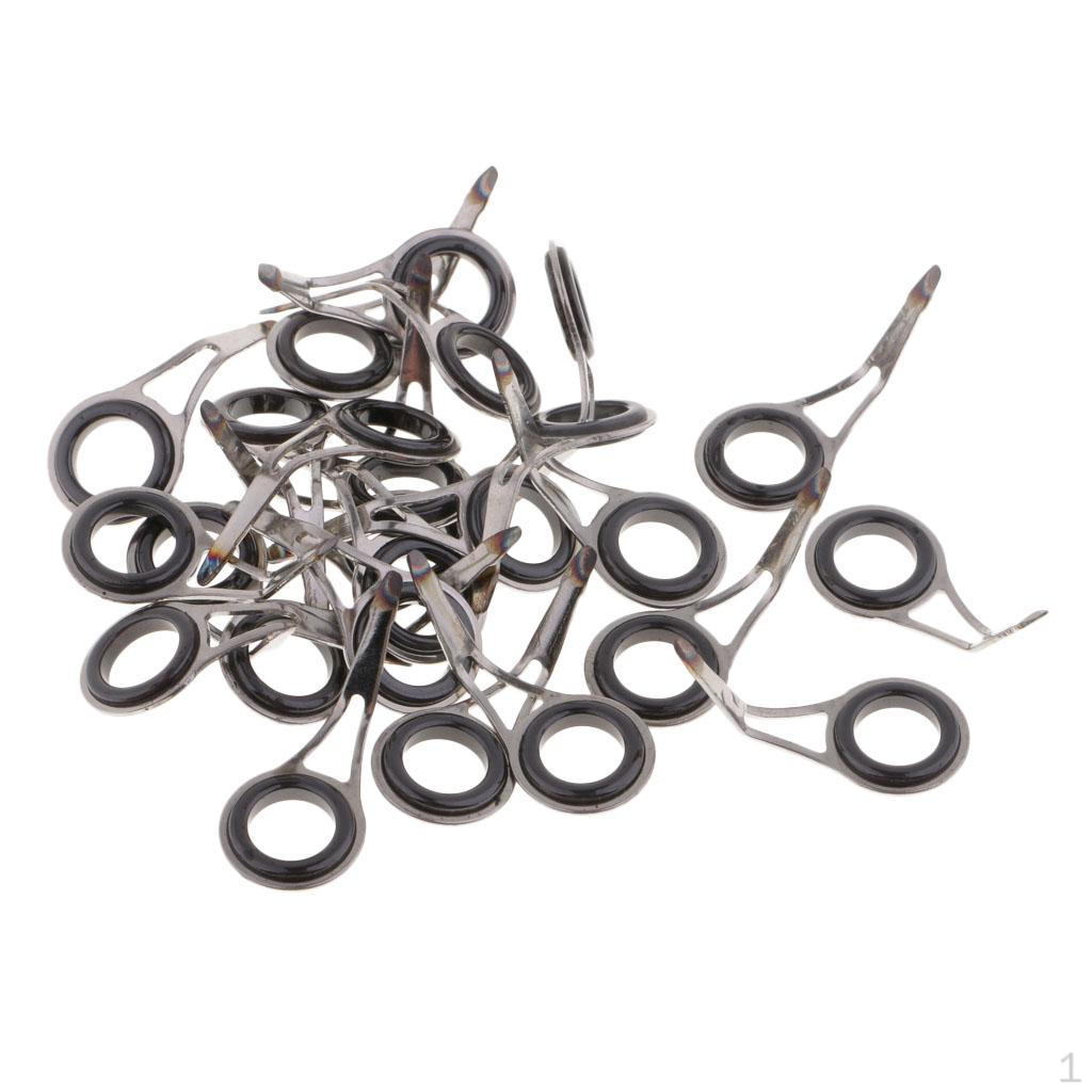 

24 шт. Міцні напрямні вудилища з кільцями для однієї ноги 10