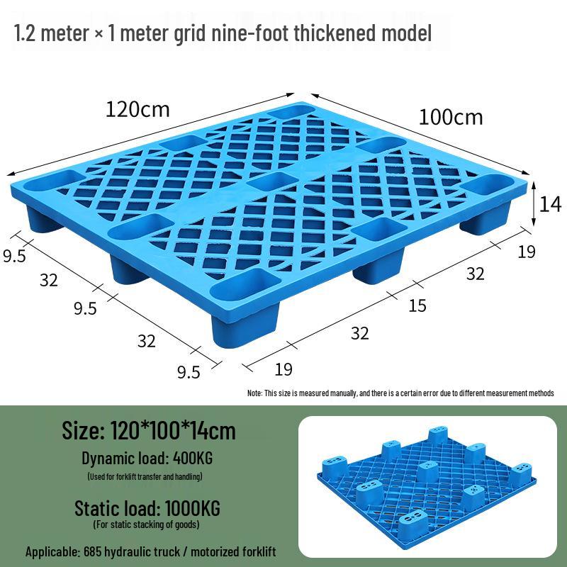 Moisture-Proof Plastic Forklift Pallet Platform Tray