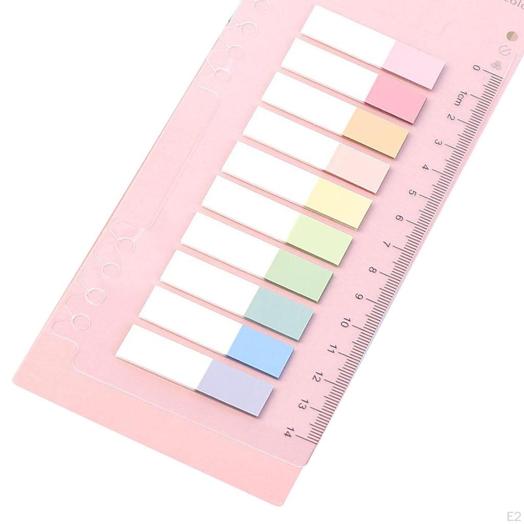 Color Sticky Notes Index Tabs Memo Stickers Flag Markers for Filing Cabinets Office,,Home