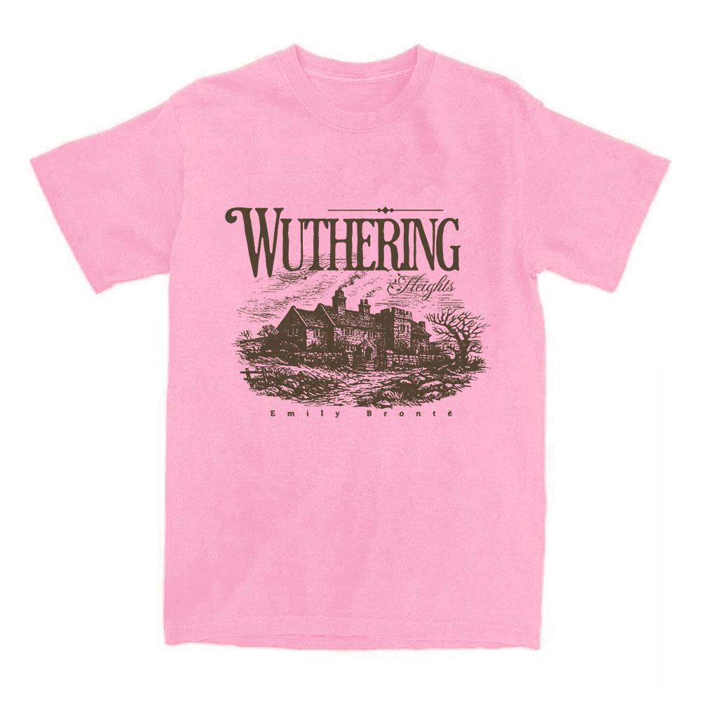 Wuthering Heights T-shirt Film Design Graphic Printing Tshirts Summer Short Sleeve O-neck Female Tees Top Cotton Unisex T Shirt