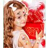 10pcs Luminous Tattoo Stickers Christmas Theme Waterproof Temporary Tattoo Santa Reindeer Tree Candy Design Holiday Makeup Decor