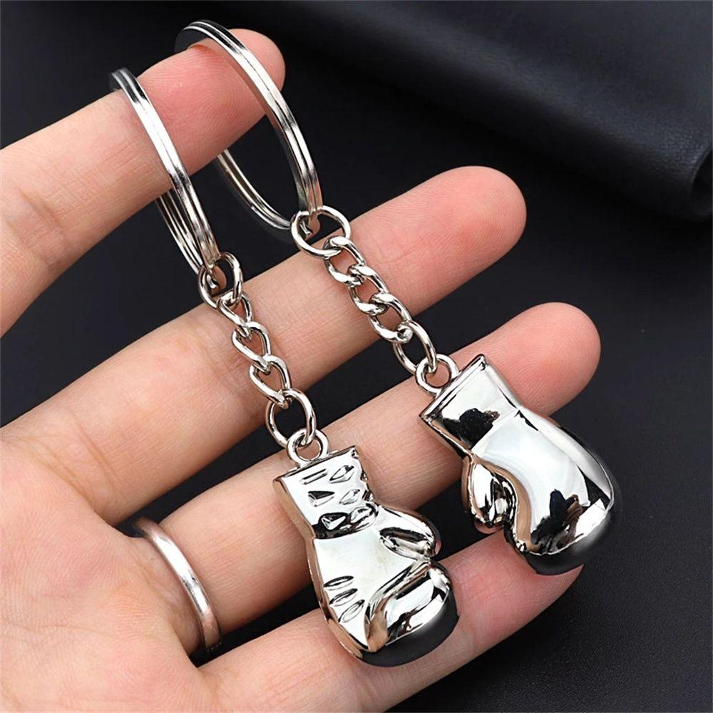 Fighting Interior Accessories Keys Holder Bag Pendants Boxing Gloves Keychains Gift Souvenir