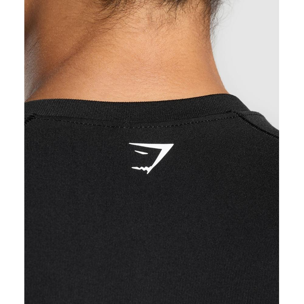 Gymshark Kettlebell Cutie Baby Tee Black B2b2q Bb2j