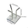Metal Arm Display Palette with Acrylic Base Mineral Holder for Coral Rocks