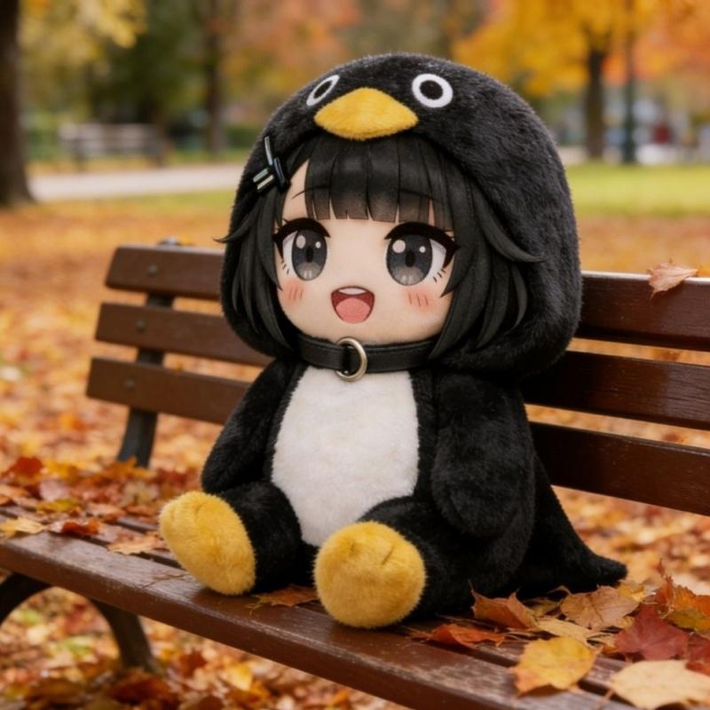 Gugu Gaga Penguin Doll Cartoon Anime Peripheral Plush Toy Desktop Decoration Collection Cotton Doll Gugu Gaga Penguin Keychain