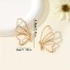 Cold Hollow Butterfly Earrings Earrings Street Shooting Fashion Alloy Earrings Women