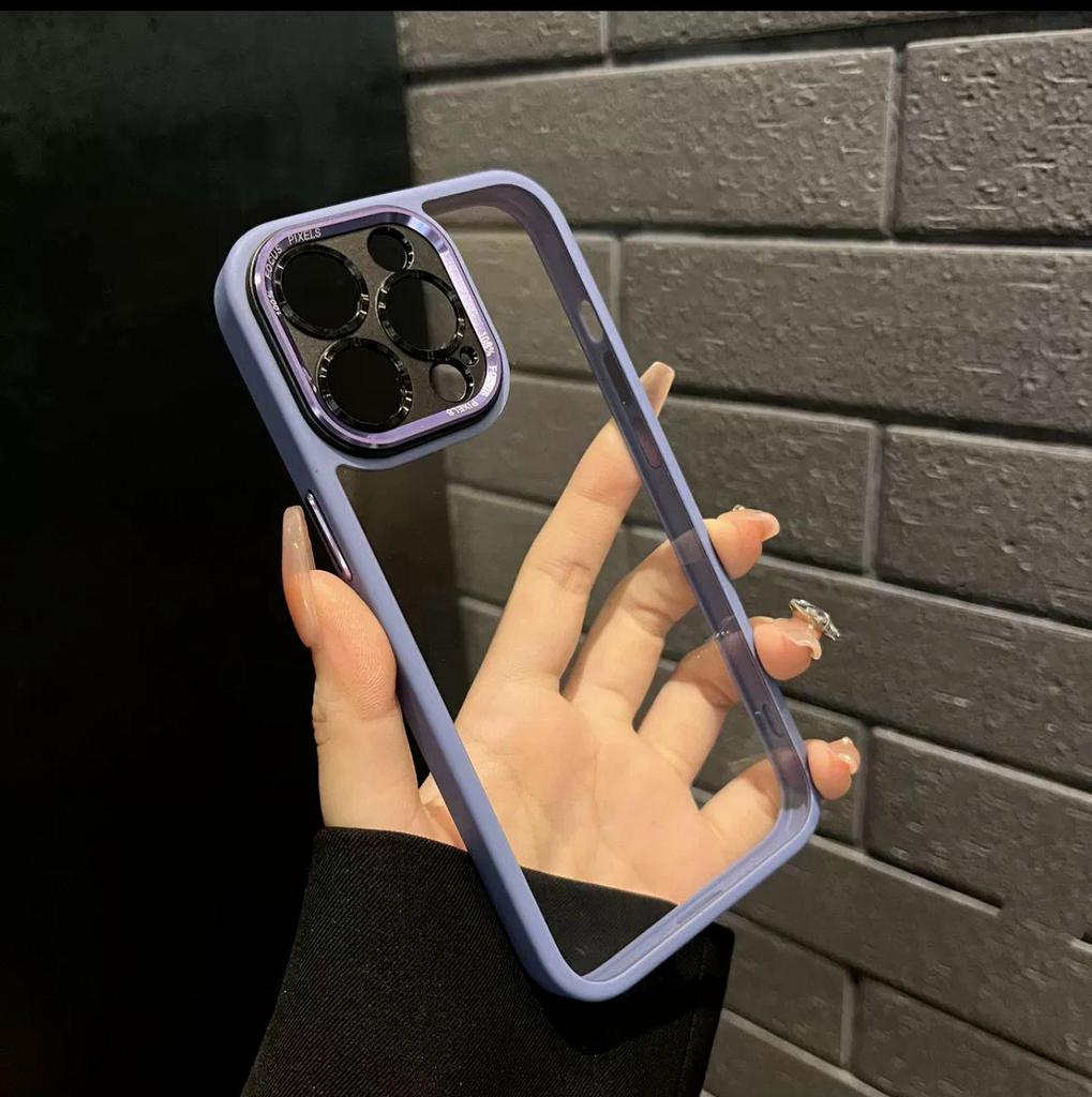 Carcasă Metalică Premium pentru Obiectivul Camerei pentru iPhone 17 Pro Max - Carcasă de Protecție Transparentă cu Acoperire Completă pentru Apple 16