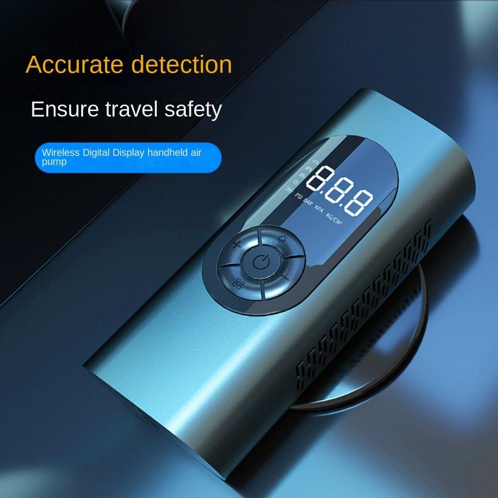 Car Mounted Inflation Pump, Small Wireless Car Inflation Bag, Portable Digital Display Inflation Pump, Tire Electric Inflation Pump